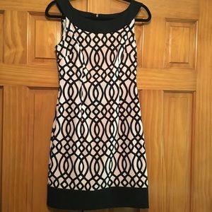 Connected Dress - Black & Blush Pink